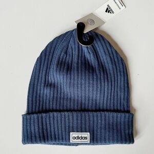 Adidas Women’s 4 Inch Cuff Fold Beanie in Blue